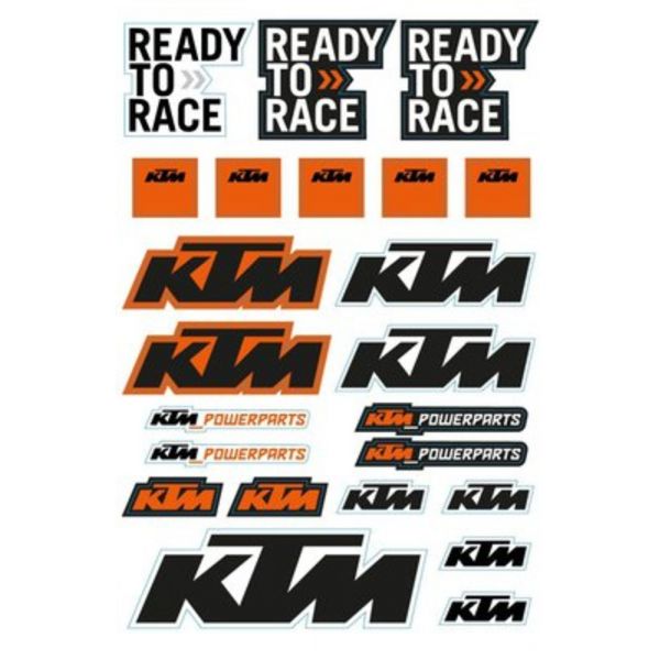 KTM KTM Sticker sheet KTM