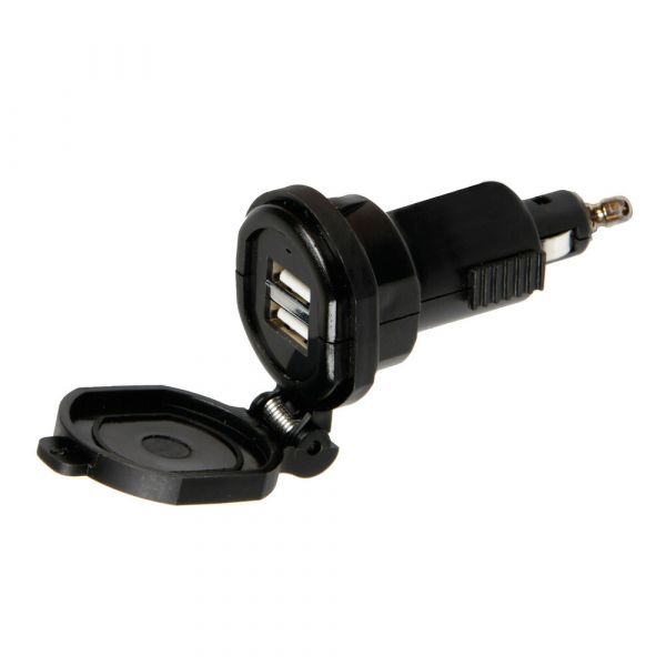 Suport Ghidon Telefon/GPS Lampa Incarcator USB  Din-Tech