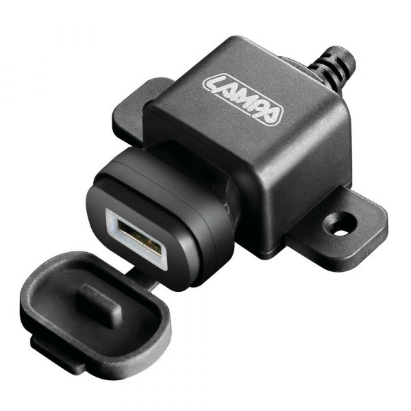 Suport Ghidon Telefon/GPS Lampa Incarcator USB prindere surub  Fix Omega