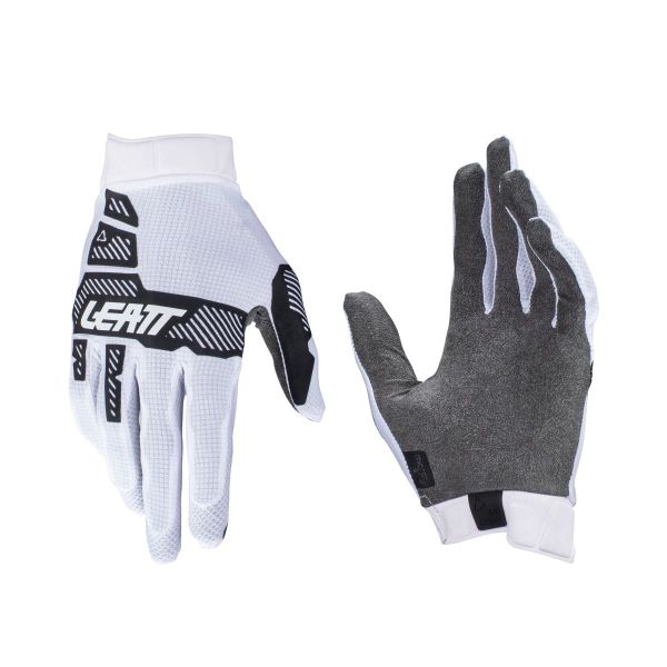 Gloves MX-Enduro Leatt Moto MX-Enduro Gloves 1.5 GripR White