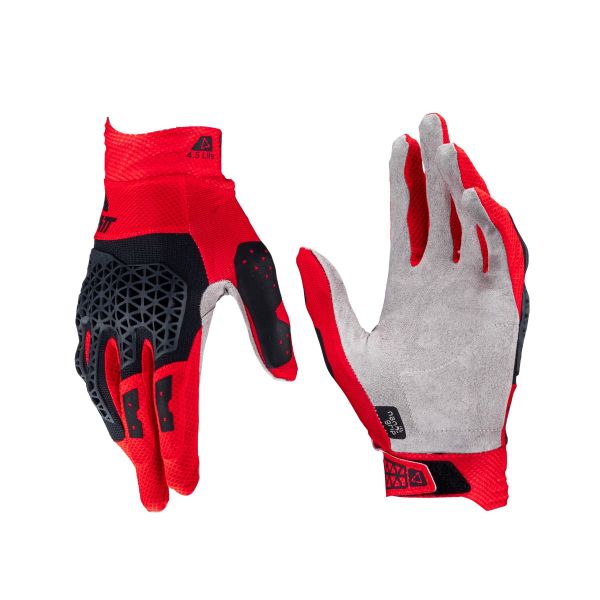 Gloves MX-Enduro Leatt Moto MX-Enduro Gloves 4.5 Lite Red