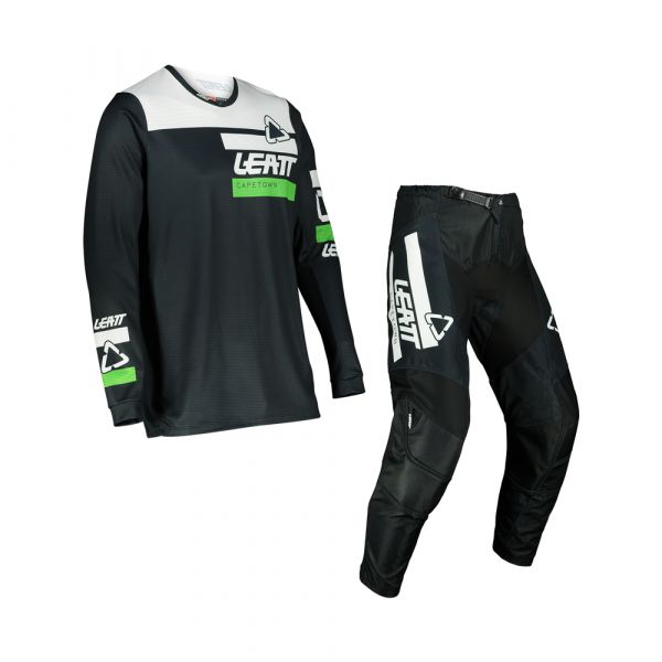  Leatt Combo Tricou + Pantaloni Enduro Copii Ride 3.5 Junior Black