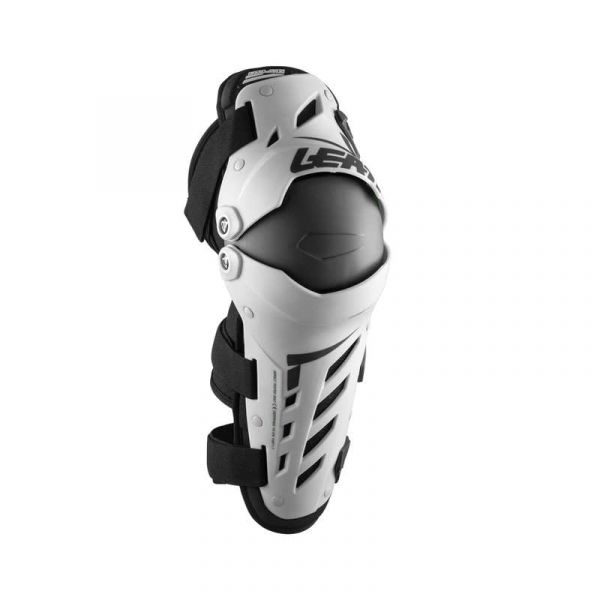 Genunchiere si Orteze Leatt Genunchiere Moto MX Knee/Shin Guard Dual Axis White/Black