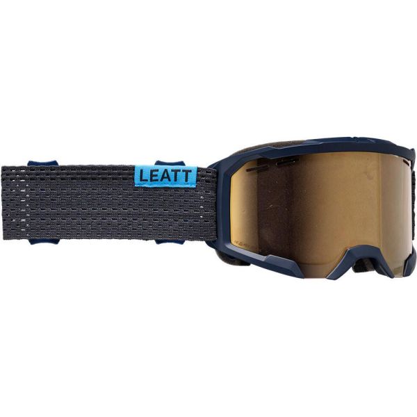 Ochelari MX-Enduro Leatt Ochelari MX/Enduro Velocity 4.0 MTB X-Flow Iriz Blue Bronze 68 VLT 25