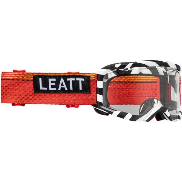 Ochelari MX-Enduro Leatt Ochelari MX/Enduro Velocity 4.0 MTB X-Flow Stripe Clear 83 VLT 25