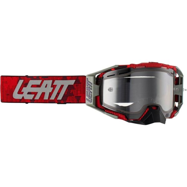Ochelari MX-Enduro Leatt Ochelari MX/Enduro Velocity 6.5 Enduro JW22 Red Clear 83 VLT 25