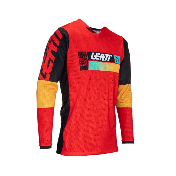 Jerseys MX-Enduro Leatt Moto Mx-Enduro T-Shirt 4.5 Lite Red 24