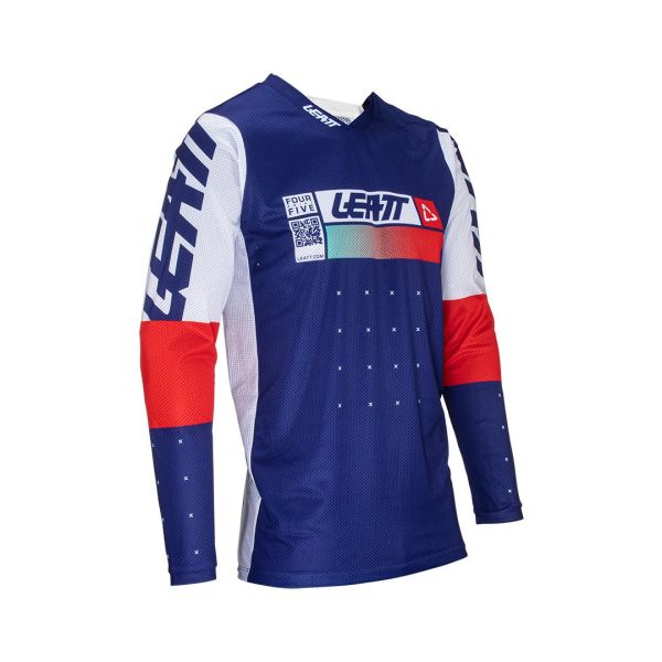 Jerseys MX-Enduro Leatt Moto Mx-Enduro T-Shirt 4.5 Lite Royal 24
