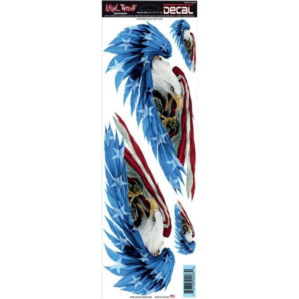  Lethal Threat Abtibild Decal Feathered Eagles