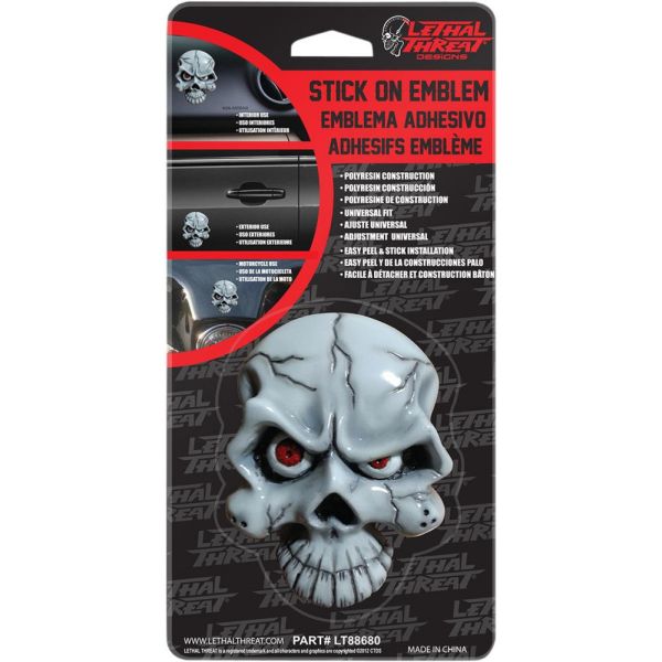 Various Accessories Lethal Threat Emblem Eyeball Skull
