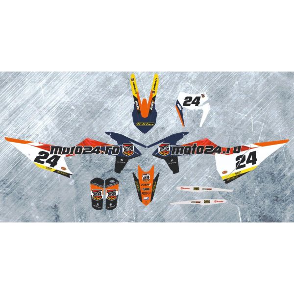  Lets Ride Graphics Kit Moto24 2019-2021 KTM