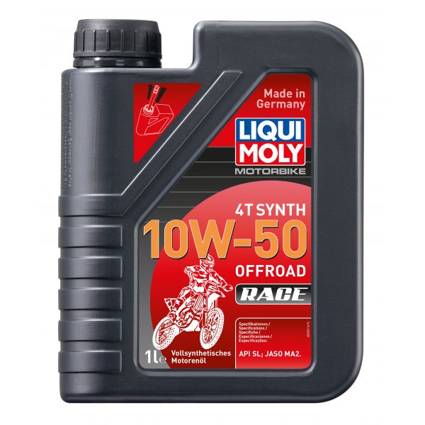  Liqui Moly ENGINE OIL MOTORBIKE 4T 10W-50 FULLY SYNTHETIC 1 LITER