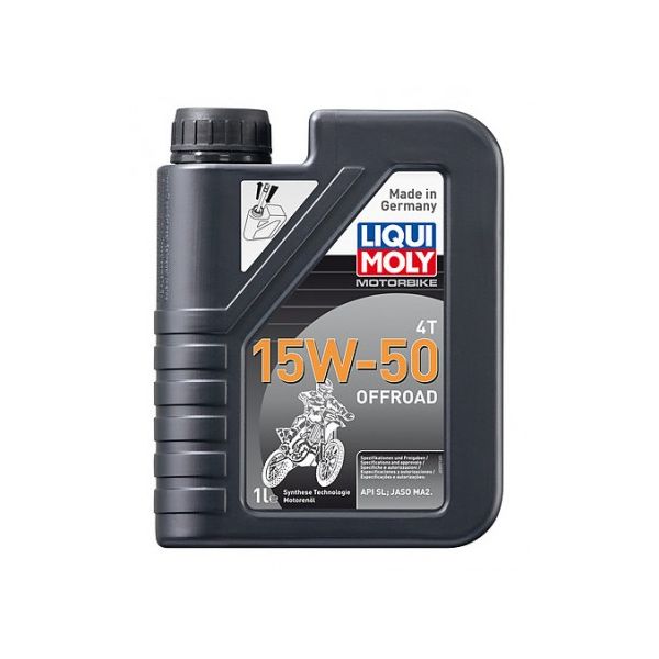 4 stokes engine oil Liqui Moly ENGINE OIL MOTORBIKE 4T 15W-50 SYNTHETIC TECHNOLOGY 1 LITER Off Road 3057