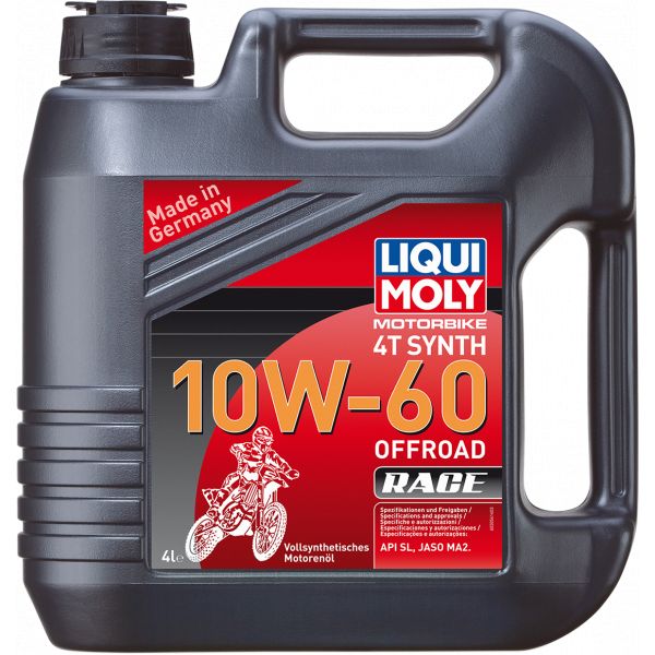 4 stokes engine oil Liqui Moly Engine Oil Motorbike 4t 10w60 Fully Synthetic 4 Liter 3054