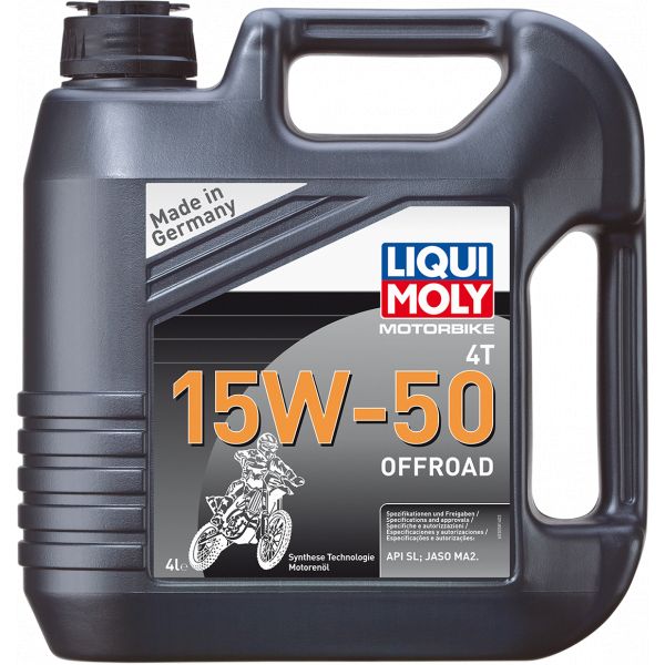 4 stokes engine oil Liqui Moly Engine Oil Motorbike 4t 15w50 Synthetic Technology 4 Liter 3058