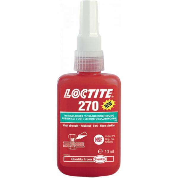  Loctite Adeziv Threadlocker 270 High Strength 10ml Green 1918245