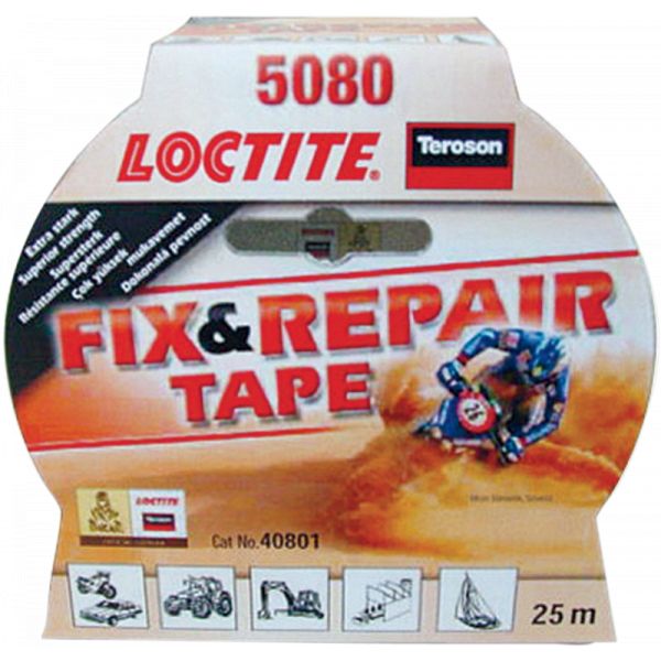 Maintenance Loctite 5080 Fix And Repair Tape 25m Gray - 801959