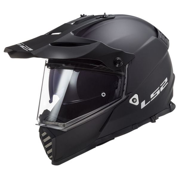 ATV Helmets LS2 Atv Helmet MX436 Pioneer Evo Solid Matt Black