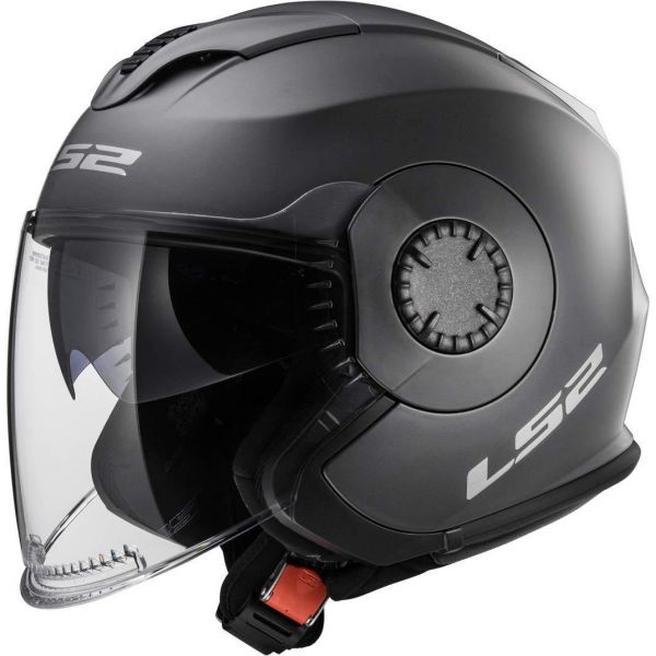 Casti Moto Jet (Open Face) LS2 Casca Jet OF570 Verso Matt Titanium