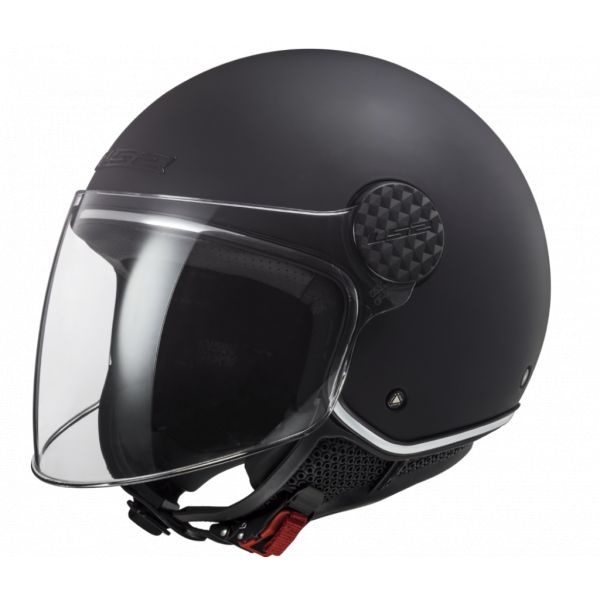 LS2 Jet Motorcycle Helmet  OF558 Sphere Lux Matt Black
