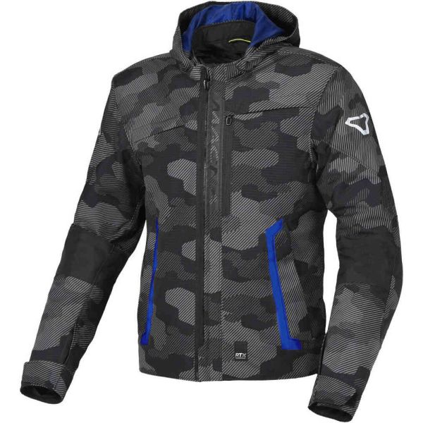 Textile jackets Macna Textile Moto Jacket Riggor WP Black/Blue
