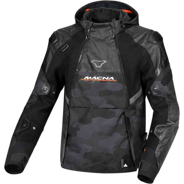 Macna Textile Moto Jacket WP Bradical Black/Orange