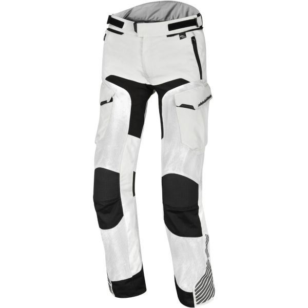 Textile pants Macna Pantaloni Moto Textili Versyle Light Grey