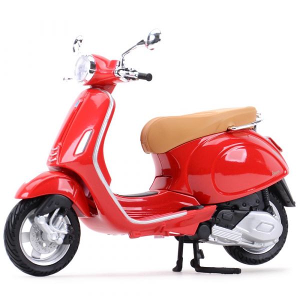  Maisto Moto Scale Model Vespa Primavera Red 150 32721 1:12