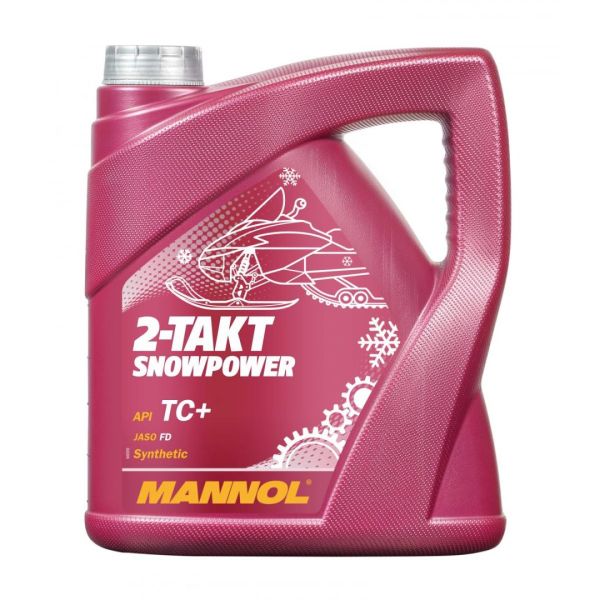 Snowmobile Oil Mannol Engine Oil 2-Takt Snowpower 2t 4L MN7201-4