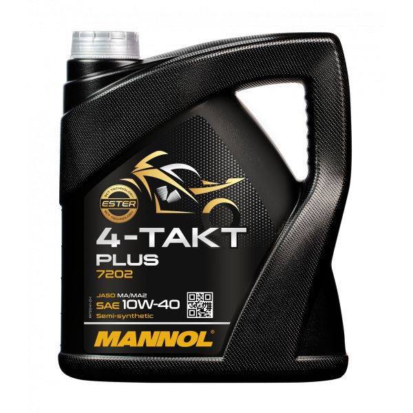 4 stokes engine oil Mannol Engine Oil 4T Plus 10W40 Semi-Synthetic 4L MN7202-4