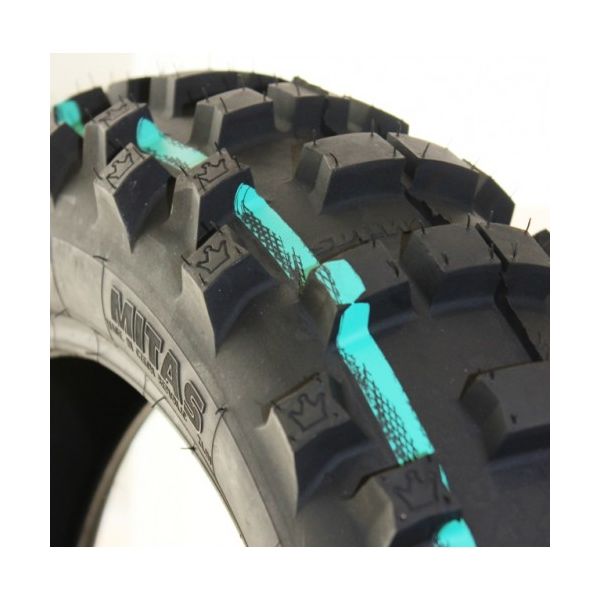 MX Enduro Tires Mitas EF-07 120/90-18 Green Stripe Super Light Fim 71R TT