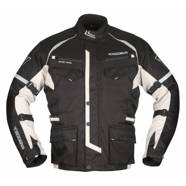  Modeka Textile Moto Jacket Tarex Black/Ashen