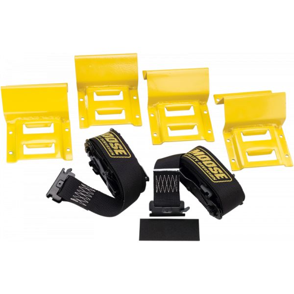  Moose Racing Strap Kit Tie-down Wheel/chock/ratchet Yellow