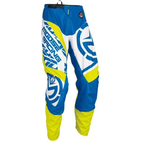 Pants MX-Enduro Moose Racing S7 Qualifier Blue/Yellow Pants