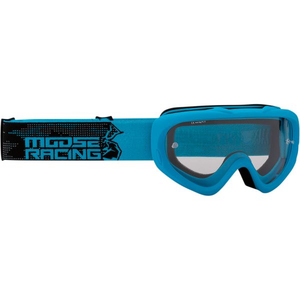 Kids Goggles MX-Enduro Moose Racing Youth Qualifier Agroid Goggles Blue