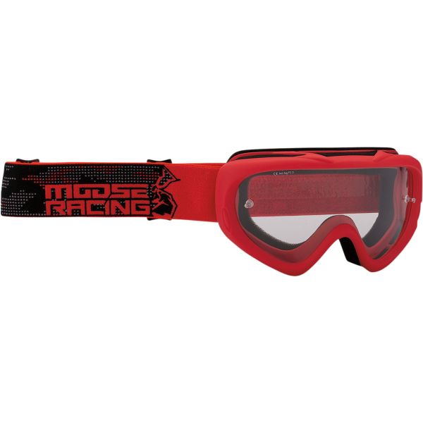  Moose Racing Youth Qualifier Agroid Goggles Red