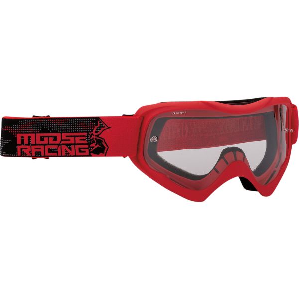 Goggles MX-Enduro Moose Racing Qualifier Agroid Goggles Red
