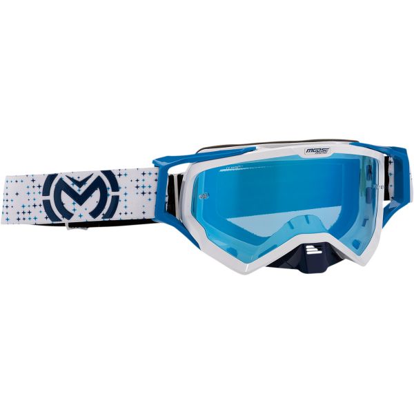  Moose Racing XCR Pro Stars White Goggles