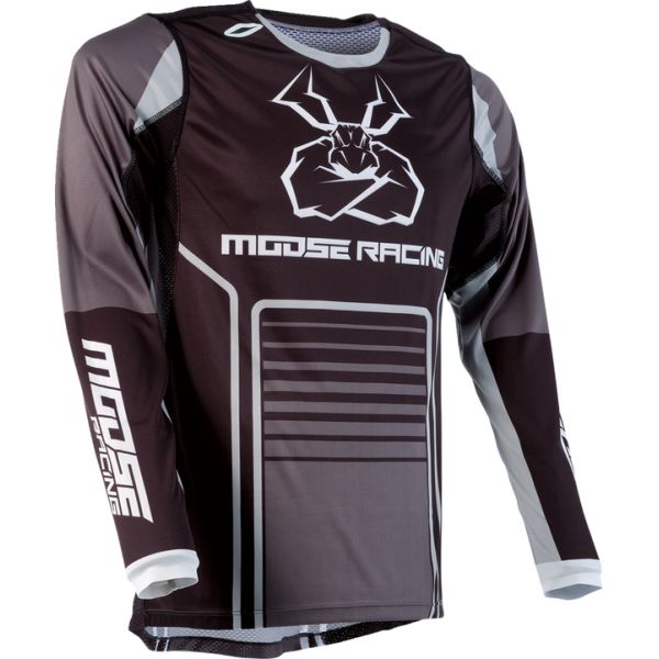  Moose Racing Tricou Moto Enduro/MX Agroid Black/White 24