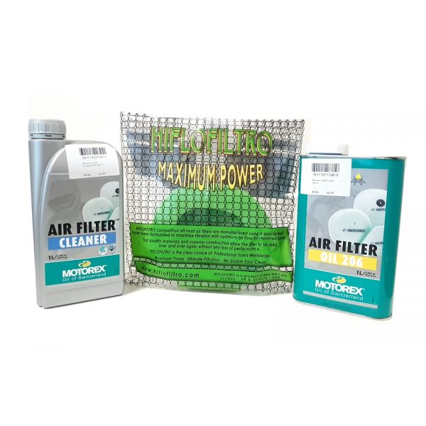 Air filter oil Moto24 Motorex + Hiflofiltro Air Filter Kit