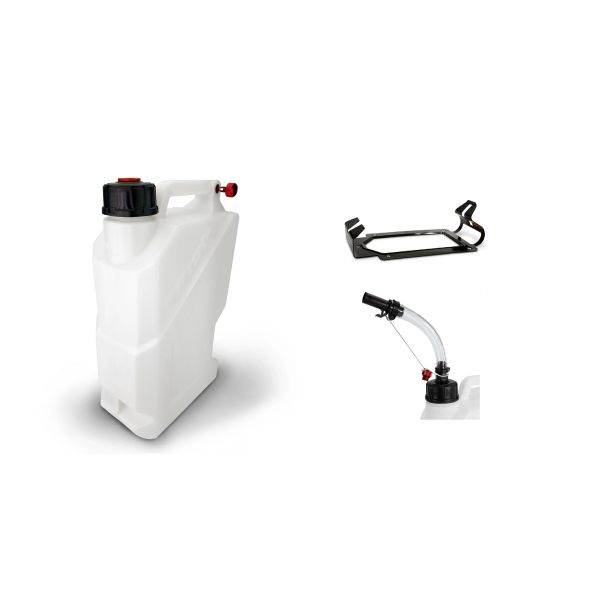 Fuel Cans & Plastics Moto24Combo EZ3 Utility Jug + Jug Hose + Jug Floor Mount Pack