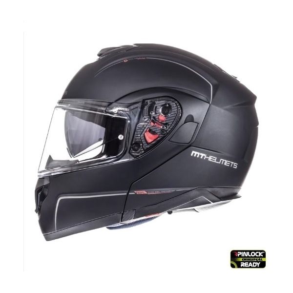 Casti Moto Flip-up (Modulabile) MT Helmets Casca Moto Flip-Up/Modulabila Atom SV Solid Matt Black 2021