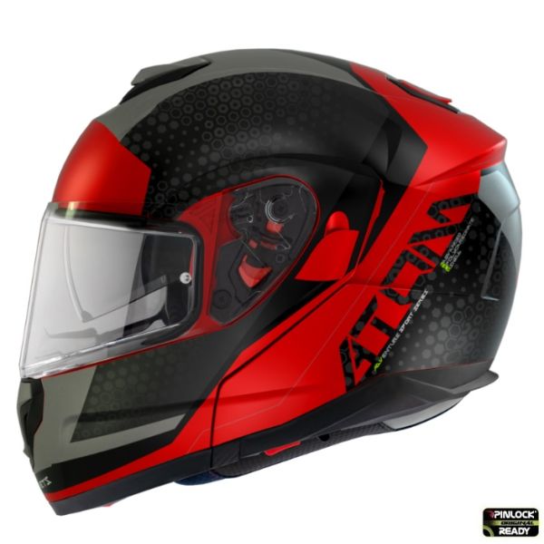  MT Helmets Casca Moto Flip-Up Atom SV Adventure A5 Red Matt 2023