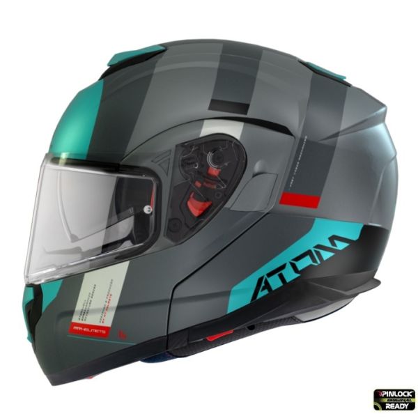  MT Helmets Casca Moto Flip-Up Atom SV Gorex C2 Titanium Matt 2023