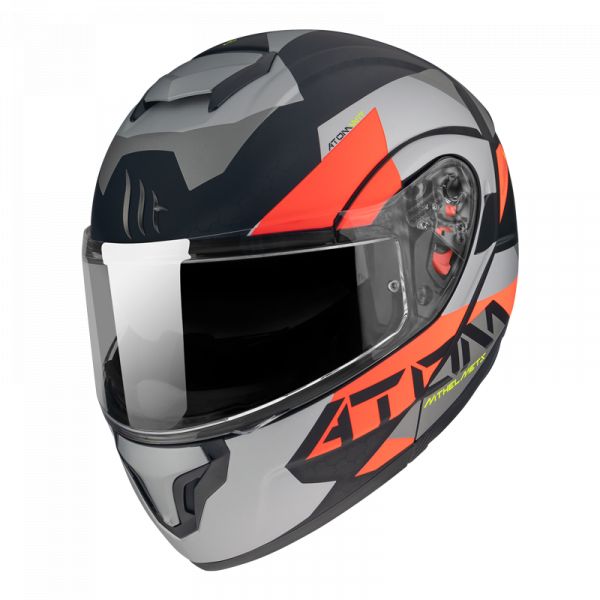  MT Helmets Casca Moto Flip-Up Atom SV W17 A5 Matt Red