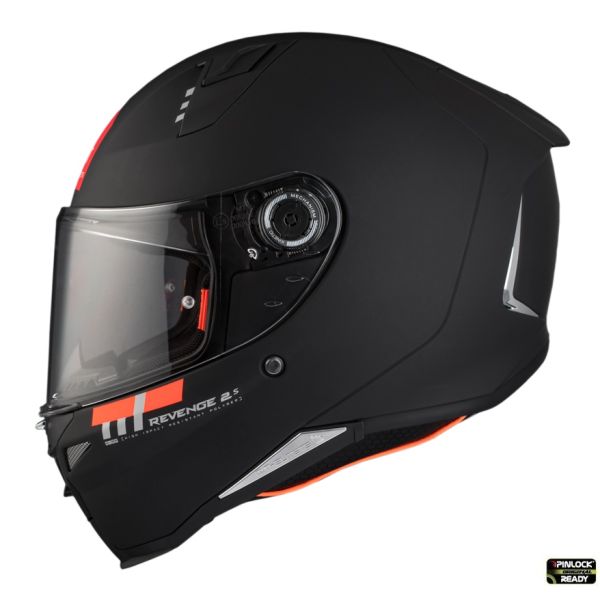 Full face helmets MT Helmets Full-Face Moto Helmet Revenge 2 S A1 Black Matt 24