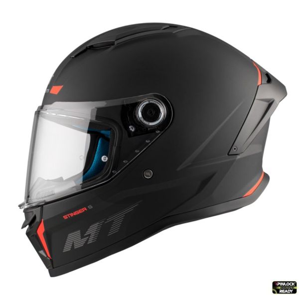  MT Helmets Casca Moto Full/Face Integrala Stinger 2 A1 Black Matt 23