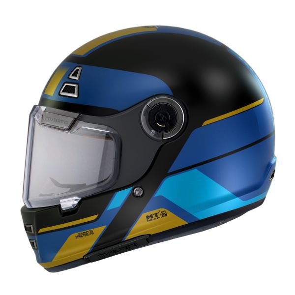  MT Helmets Casca Moto Full-Face Jarama 68Th C7 Albastru Mat