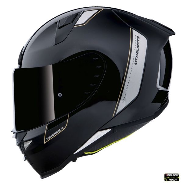 Casti Moto Integrale MT Helmets Casca Moto Full-Face Revenge 2 A11 Negru Lucios