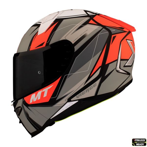 Full face helmets MT Helmets Full-Face Moto Helmet Revenge 2 Xavi Vierge A5 Red Fluo Matt